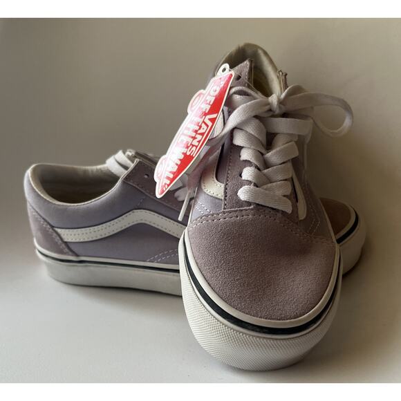 Vans Old School Purple Heather/True White Shoes US Men 5.5/Womens 7 NWT No Box - Picture 1 of 15